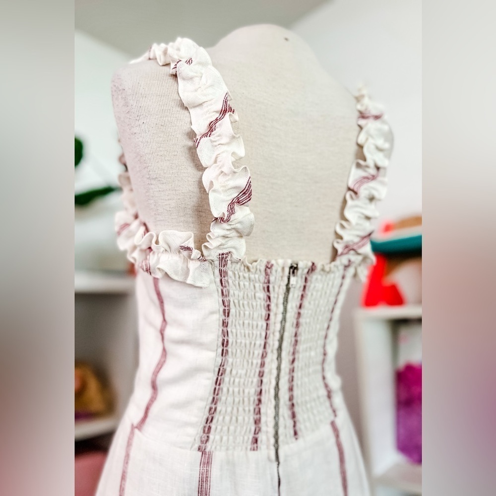 Like New Reformation Linen Dress - Picture 6 of 13
